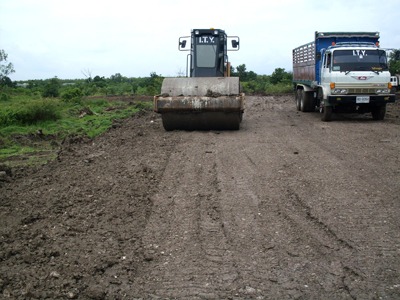 บริการเกลี่ยหน้าดิน